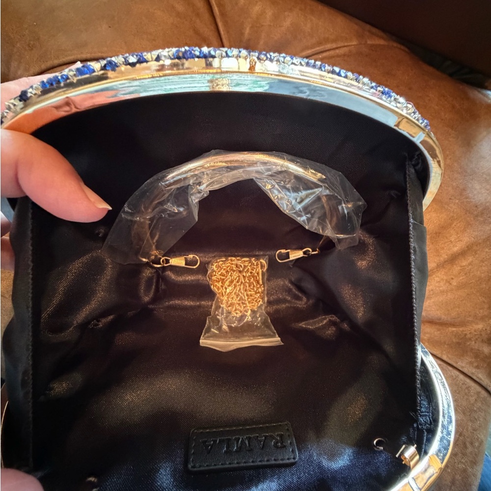 Ramla Rhinestone Clutch Bag NEW - Picture 7 of 8